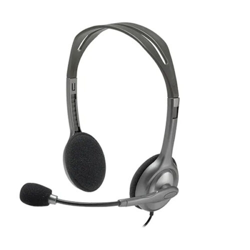 Logitech H110 Stereo Headset with Microphone | Wired PC Headset