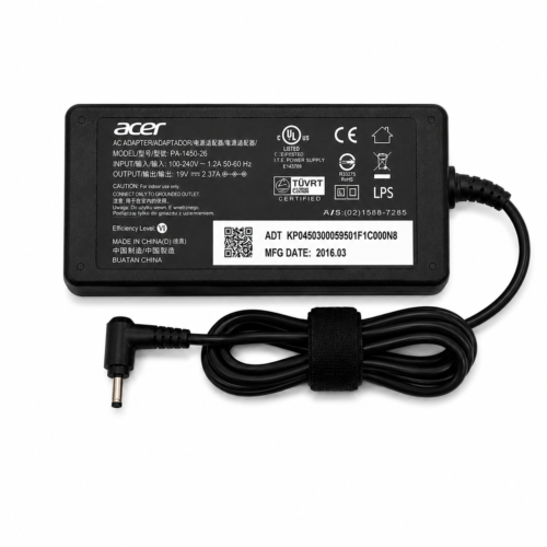 Acer 45W Original Laptop Power Adapter 19V 2.37A Small Pin with Power Cable