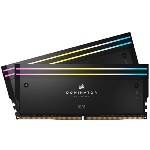 CORSAIR DOMINATOR TITANIUM RGB 64GB (2×32GB) 6400MHz DDR5 Memory