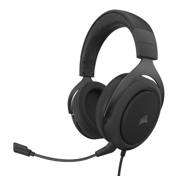 CORSAIR Gaming Headset – HS65 SURROUND Wired Carbon