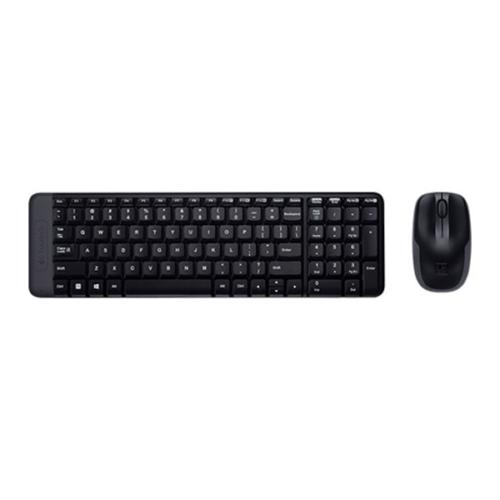 Logitech Wireless Combo MK220 Keyboard & Mouse – Black