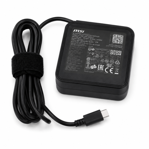 MSI 100W USB-C Laptop Power Adapter 20V 5A Type-C with Power Cable