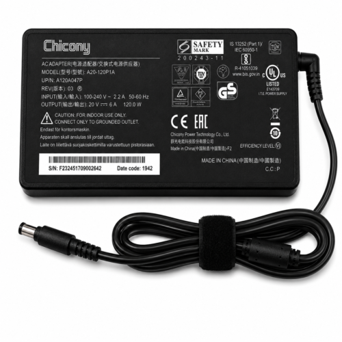 Chicony 180W Laptop Power Adapter 20V 9A 4.5×3.0mm Middle Pin