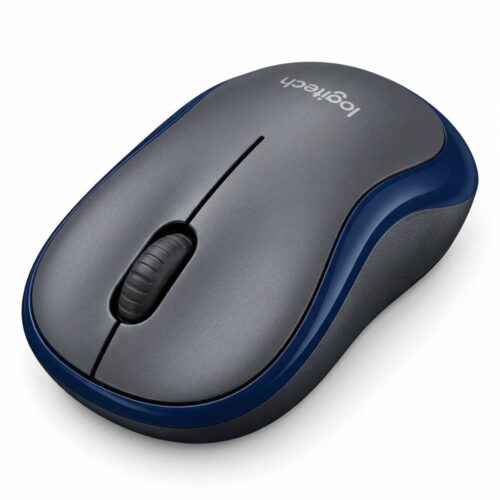 Logitech M185 Wireless Mouse – red