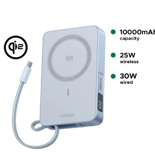 UGREEN 10000mAh magnetic wireless power bank