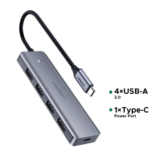 UGREEN USB-C Hub CM219 4-port USB 3.0 slim design