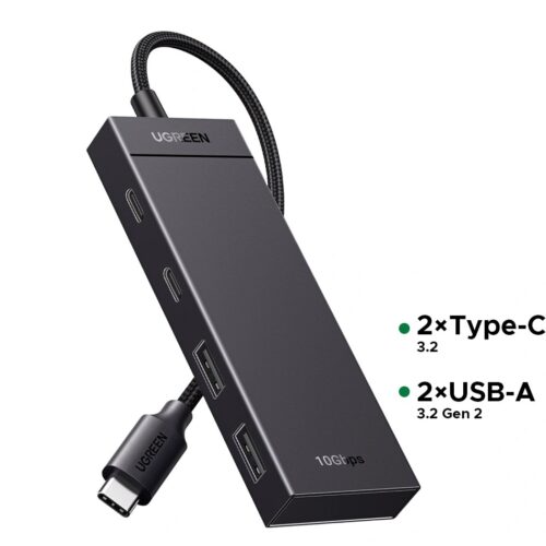UGREEN 10Gbps USB-C Hub CM806 4-port Gen 2 design