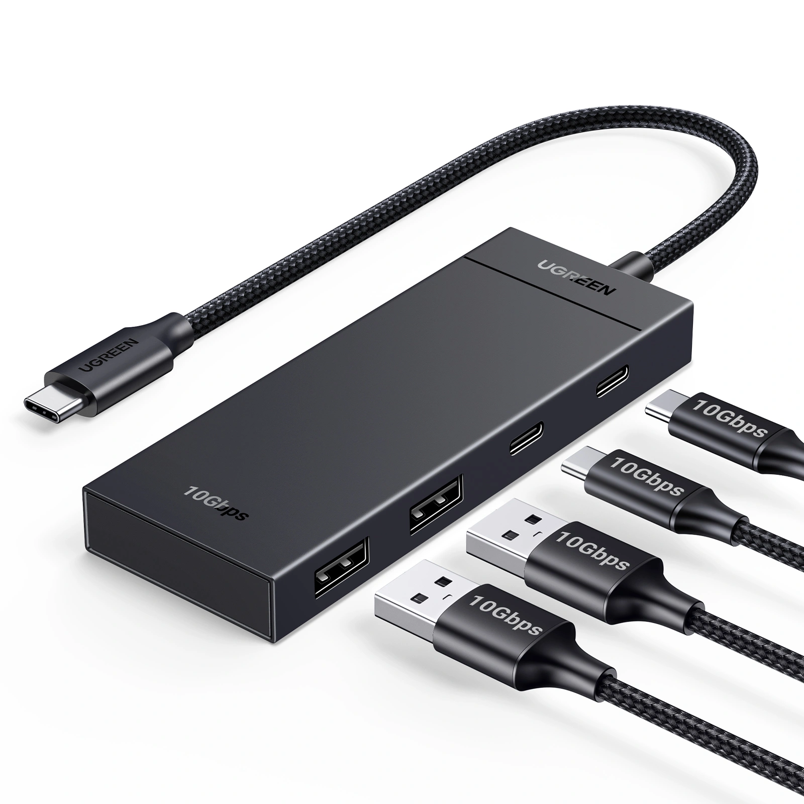 UGREEN USB-C Hub CM806 | 4-Port 10Gbps USB 3.2 Gen 2 - Image 2