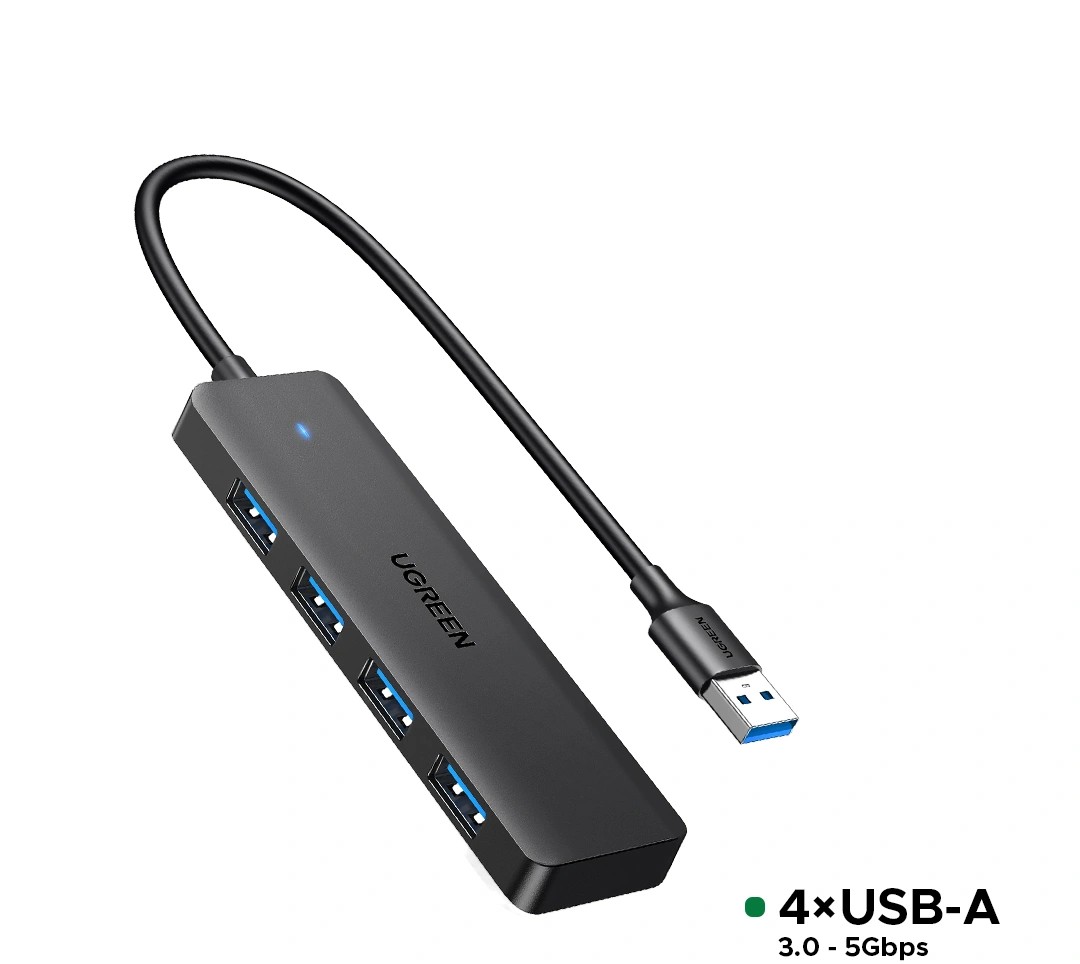 UGREEN USB 3.0 Hub CM219 4-port slim design