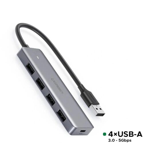 UGREEN USB 3.0 Hub CM219 4-port with USB-C power port