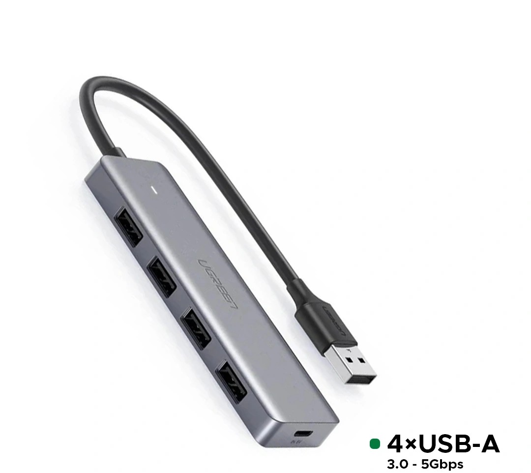 UGREEN USB 3.0 Hub CM219 4-port with USB-C power port