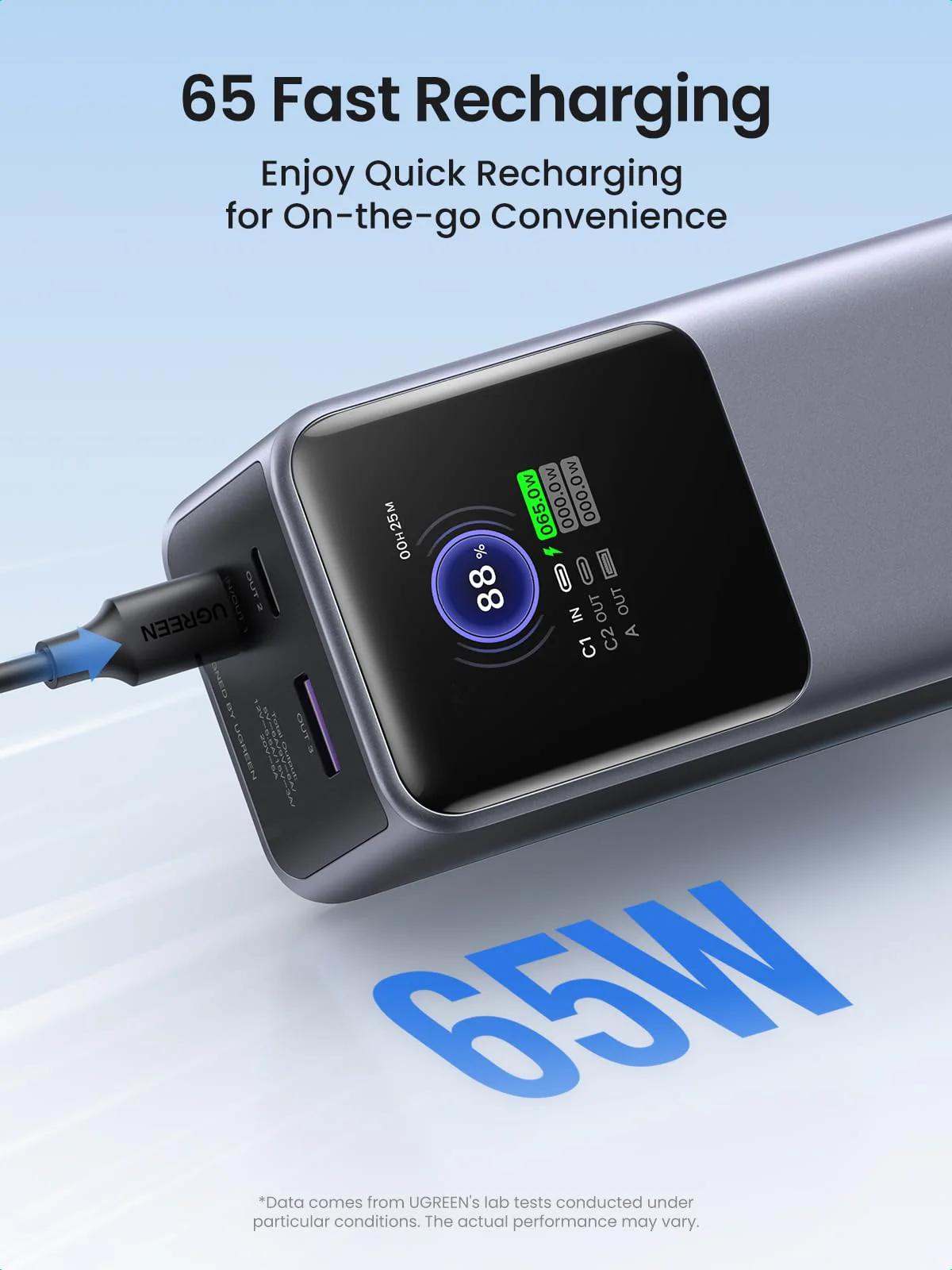 UGREEN PB722 : 200W 25000mAh Power Bank - Image 2