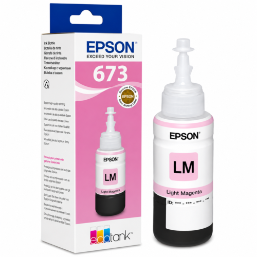 Epson 673 Light Magenta Ink Bottle (T6736) – Genuine Original