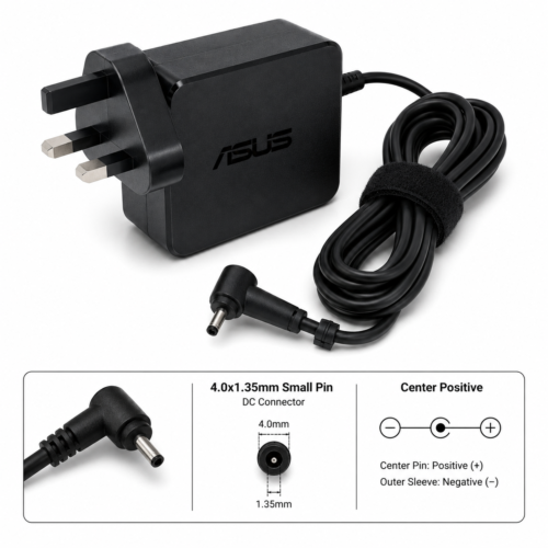ASUS 45W Laptop Power Adapter 19.5V 2.37A 4.0×1.35mm Small Pin