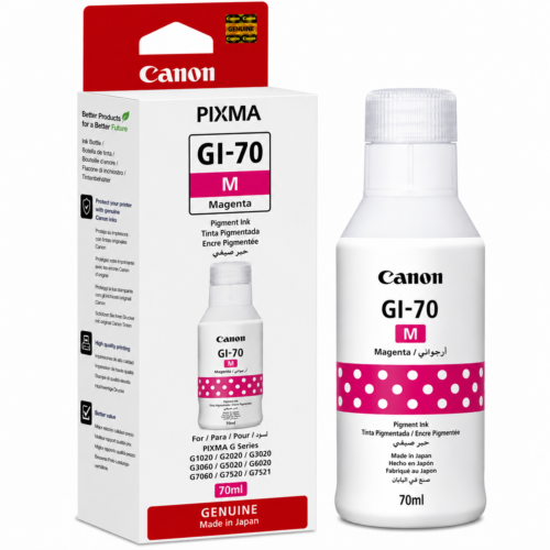 Canon GI-70 Magenta Original Ink Bottle 70ml for Canon PIXMA G Series Printers