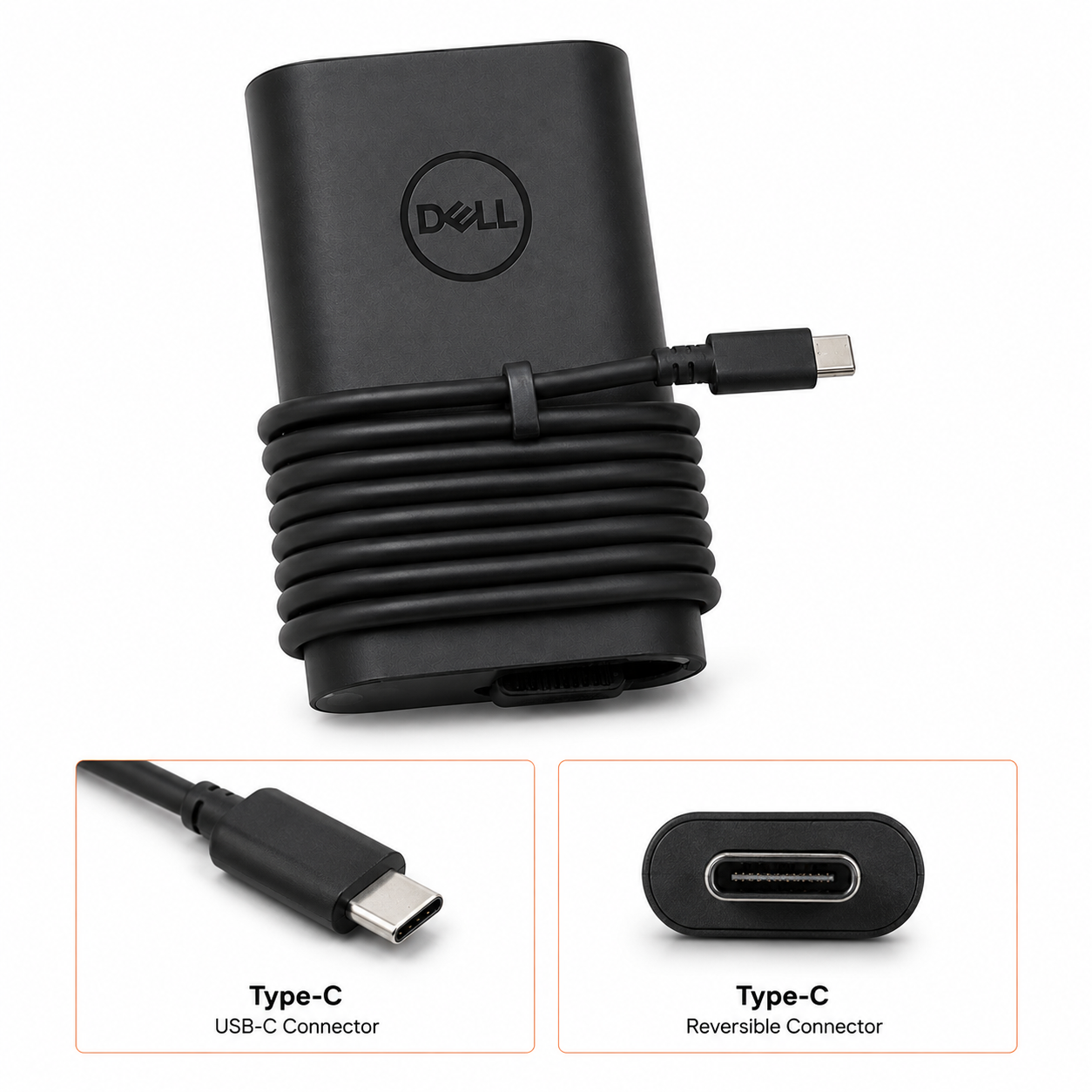 Dell 130W USB-C Laptop Power Adapter 20V 6.5A Type-C Charger