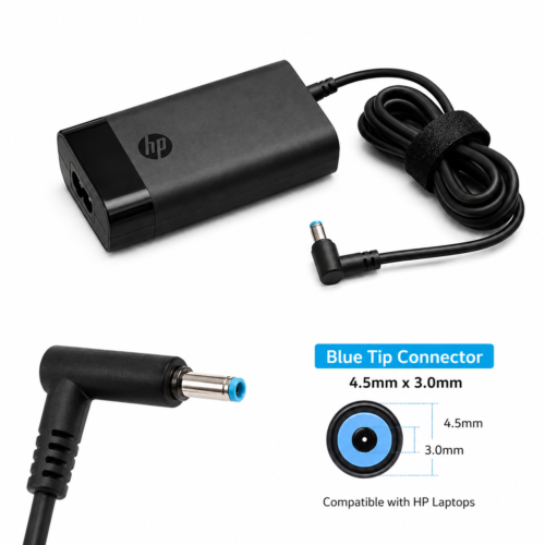 HP 135W 19.5V 6.9A laptop charger with 4.5×3.0mm blue pin