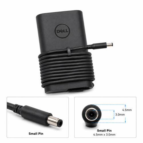 Dell 130W Laptop Power Adapter 19.5V 6.7A 4.5×3.0mm Small Pin with Power Cable