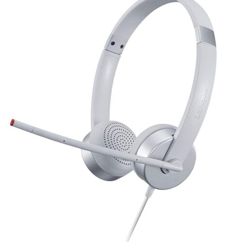 Lenovo 100 Stereo Analog Headset with 3.5mm Jack and Built-in Mic