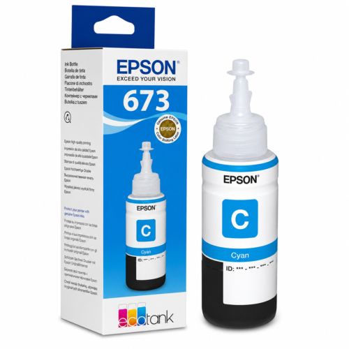 Epson 673 Cyan Ink Bottle (T6732) – Genuine Original