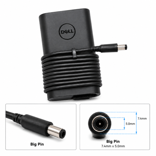 Dell 240W Laptop Power Adapter 19.5V 12.3A 7.4×5.0mm Big Pin with Power Cable