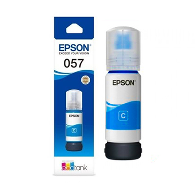 Epson 057 Cyan Ink Bottle 70ml (T09D200) | EcoTank Refill