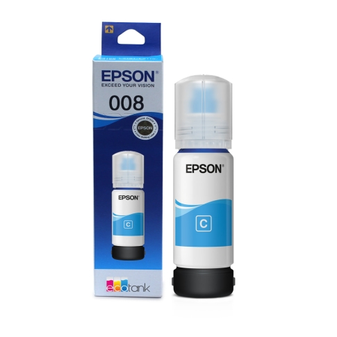Epson 008 Cyan Ink Bottle 70ml T06G200 for EcoTank Printers
