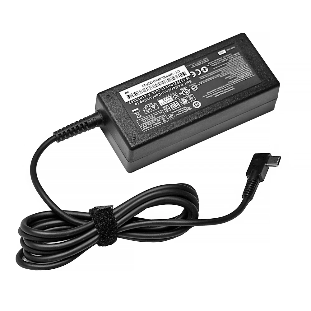 HP 65W Type-C Laptop Charger 20V 3.25A USB-C Power Adapter