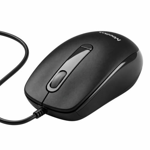 Meetion M100 Wired Mouse – 1200 DPI Silent Optical USB Mouse