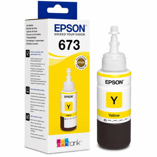 Epson 673 Yellow Ink Bottle (T6734) – Genuine Original