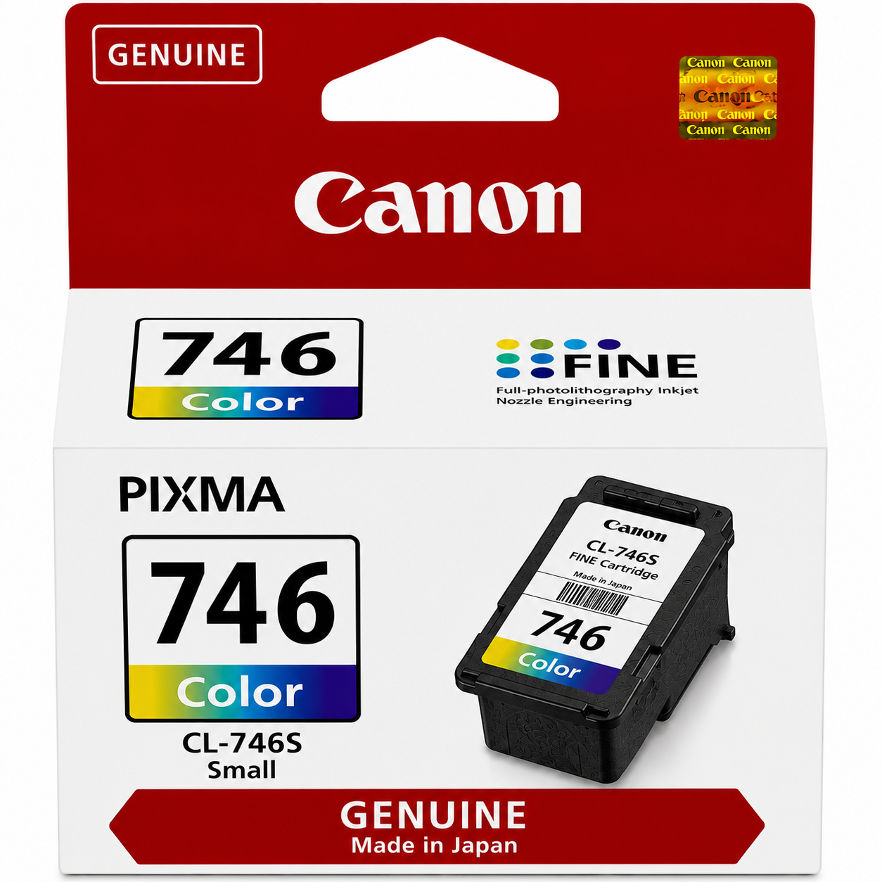 Canon CL-746 Small Tri-Color Ink Cartridge