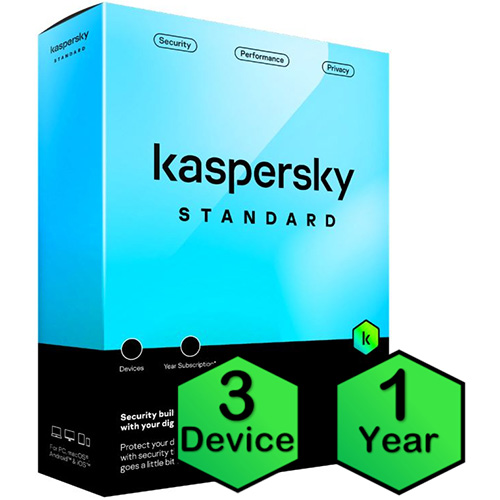 Kaspersky Standard 3 Device 1 Year