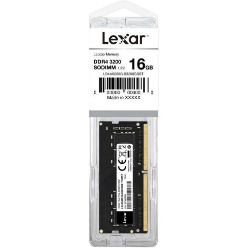 Lexar 16GB DDR4 3200MHz SO-DIMM Laptop RAM