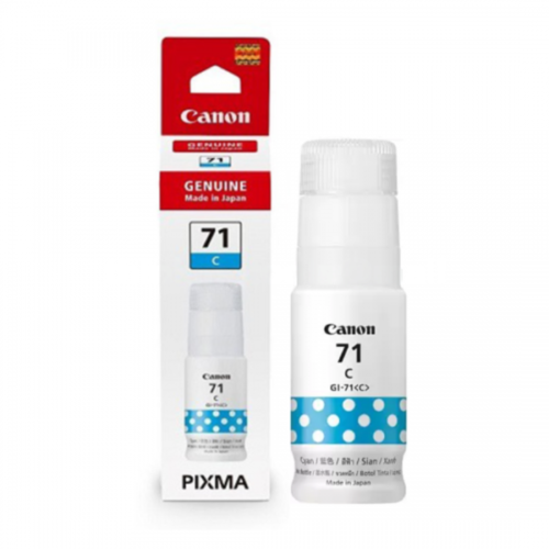 Canon GI-71 Cyan Ink Bottle for PIXMA MegaTank G-Series Printers