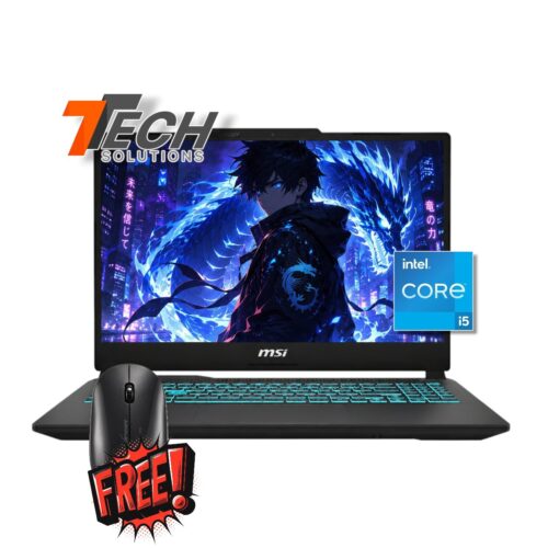 MSI Cyborg 15 Black Edition A13VE-2450XLK Gaming Laptop with Intel Core i5-13420H and RTX 4050 6GB