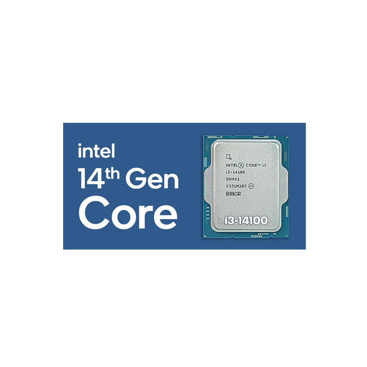 Intel Core i3-14100 Desktop Processor | 14th Gen | 4 Cores, 8 Threads | Up to 4.70GHz | 12MB Cache | LGA 1700 - Image 2