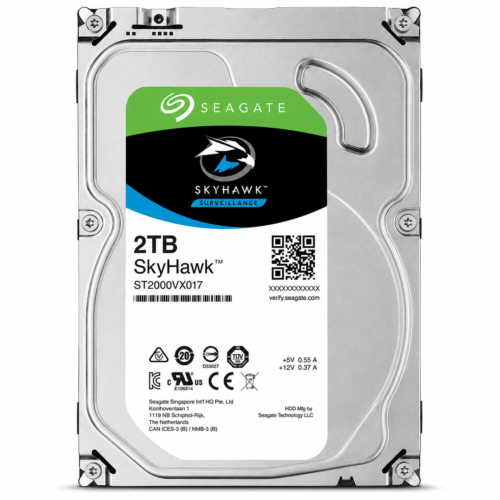 Seagate SkyHawk 2TB Surveillance SATA 3.5" Internal Hard Drive
