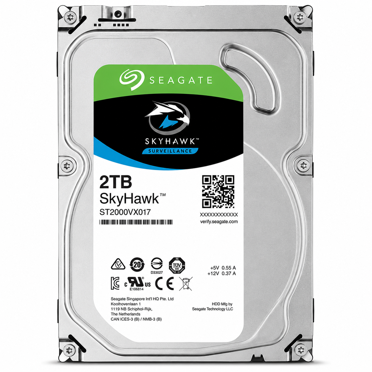 Seagate SkyHawk 2TB Surveillance SATA 3.5" Internal Hard Drive