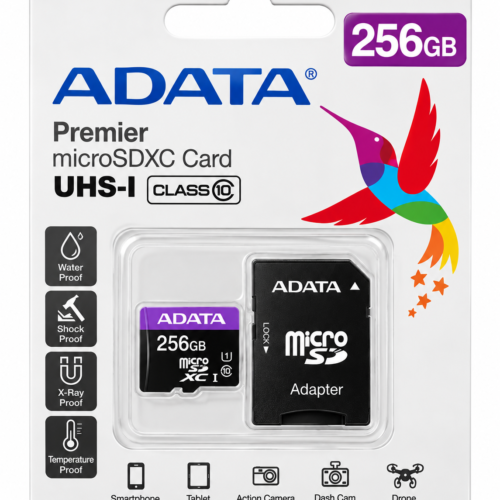 ADATA 256GB microSD Memory Card Class 10 UHS-I