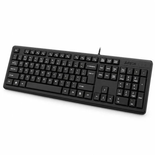A4Tech KK-3 Multimedia Wired Keyboard – Black