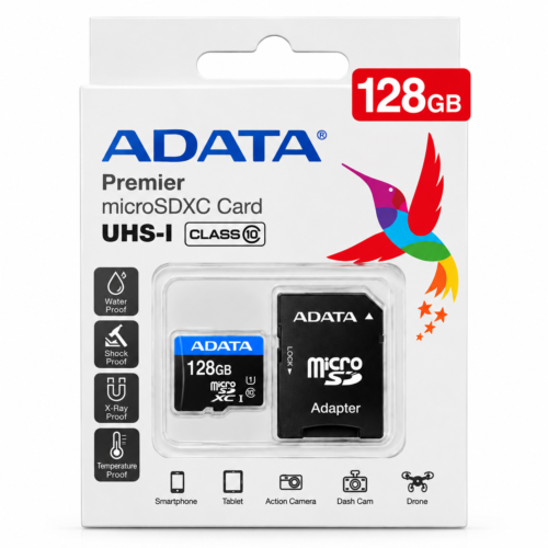 ADATA 128GB microSD Memory Card Class 10 UHS-I